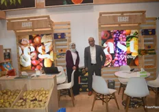 Nancy Muhammad and Muhammad Deghady. Egast export potatoes, citrus, onions and grapes from Egypt to markets like Russia, the EU, Canada, the Middle-East and the United Kingdom.